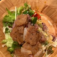 Bbq rice bowl  at Green Earth in Osaka