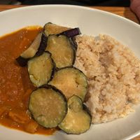 Eggplant curry  at Green Earth in Osaka