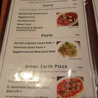 Menu Part. at Green Earth in Osaka