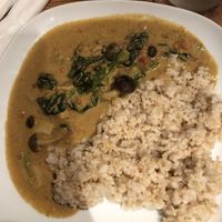 Mushroom& Spinach Curry at Green Earth in Osaka