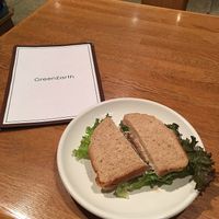 The soy cheese sandwich. Not as good as the burger but a pretty cheap option! at Green Earth in Osaka