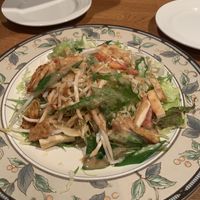 Gabo gabo satay tempeh salad at Green Earth in Osaka