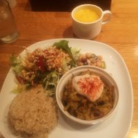 Lunch set at Green Earth in Osaka