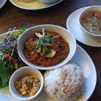 Curry set at Alishan Cafe in Saitama