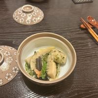 Steamed bamboo  at Fucha Bon in Tokyo