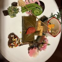 Incredible presentation..but also delish  at Fucha Bon in Tokyo