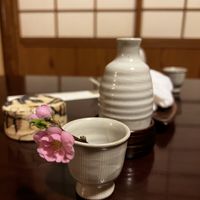 Sakura sake at Fucha Bon in Tokyo