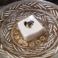 Chilled Sesame Tofu - Ma Fu at Fucha Bon in Tokyo