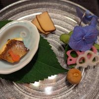 Appetizers at Fucha Bon in Tokyo