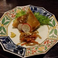 spring roll at Fucha Bon in Tokyo