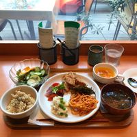 Vegan main of the day: お麩の南蛮 at Crayon House in Tokyo