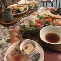 My first dinner at Crayon House 😍😍 happyyy at Crayon House in Tokyo