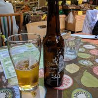 Organic beer at Crayon House in Tokyo