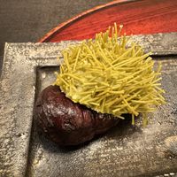 Nice elaborate mushroomm  at Daigo in Tokyo