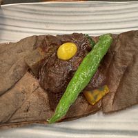 This came wrapped in a leaf  at Daigo in Tokyo