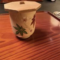 Serving cup  at Daigo in Tokyo