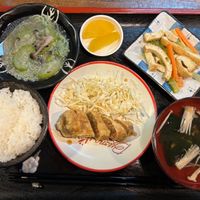 vegan set the day we went, favorite dish was the cold tofu in the top right at Korinbo in Tokyo