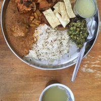 New: Sunday lunch buffet is northern Indian food (pictured above). Saturday is southern India cuisine.  at Annalakshmi Temple of Fine Arts in Penang