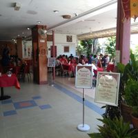 Spacious dining area at Annalakshmi Temple of Fine Arts in Penang