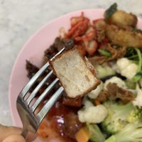 Vegan seafood tofu  at Ee Beng Vegetarian Food 毅明素食 in Penang