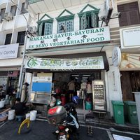 The shop entrance   at Ee Beng Vegetarian Food 毅明素食 in Penang