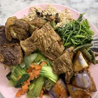 A delicious healthy dish 😋  at Ee Beng Vegetarian Food 毅明素食 in Penang