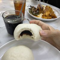 Red beans bao bun  at Ee Beng Vegetarian Food 毅明素食 in Penang