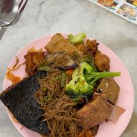 My plate  at Ee Beng Vegetarian Food 毅明素食 in Penang
