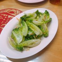 Fried vege at Lu Ye Yuan Vegetarian in Bukit Mertajam