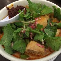 laksa mee at Luk Yea Yan Vegetarian Restaurant 鹿野苑素食馆 in Penang