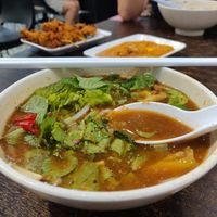Laksa is straight fire! at Luk Yea Yan Vegetarian Restaurant 鹿野苑素食馆 in Penang