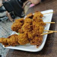 Satay is lit! at Luk Yea Yan Vegetarian Restaurant 鹿野苑素食馆 in Penang