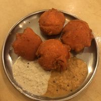 onion bahji  at Woodlands Vegetarian Restaurant - Georgetown in Penang