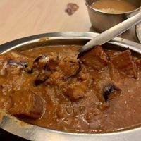 Aubergine curry   at Woodlands Vegetarian Restaurant - Georgetown in Penang