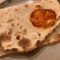 Masala Naan. Fluffy and tasty  at Woodlands Vegetarian Restaurant - Georgetown in Penang