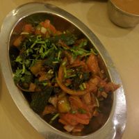 Bendi Fry - RM7.00
Ladies finger fried with tomatoes and onions in indian spices. Nice textures - soft and crunchy. Just spicy enough and very delicious. Not too oily. at Woodlands Vegetarian Restaurant - Georgetown in Penang