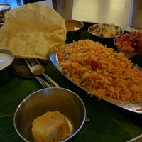 Briyani Set - RM10.00
Good portion of flavourful briyani rice and side dishes. at Woodlands Vegetarian Restaurant - Georgetown in Penang