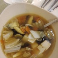 Seaweed and tofu soup at NEU Vegetarian Restaurant in Petaling Jaya