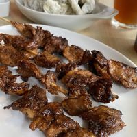 Vegan barbecue and seaweed chips  at Greens in Quezon City