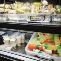 Breads, taho, juice at Healthy Bites in Pasay City