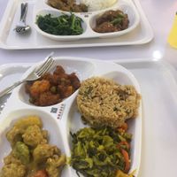 Try the curry with mock meat! Super good  at New Quan Yin Chay Vegetarian Food Garden in Metro Manila