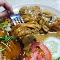 Braised chicken set at Ci Hang 慈航 in Central Singapore