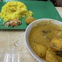 Nasi briyani (eaten halfway 😂)  at Ci Hang 慈航 in Central Singapore