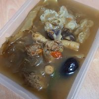 Ginseng chicken soup ~ Circuit Breaker Period Phase 2 at Divine Realm 天运素食园 in Northeast Singapore