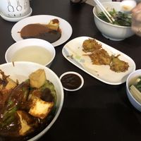Left dry ytf at Divine Realm 天运素食园 in Northeast Singapore