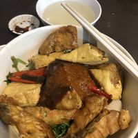 My set of dry ytf $5 at Divine Realm 天运素食园 in Northeast Singapore