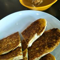 roti john eggless at Divine Realm 天运素食园 in Northeast Singapore