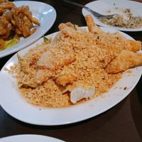 Cereal beancurd at Divine Realm 天运素食园 in Northeast Singapore