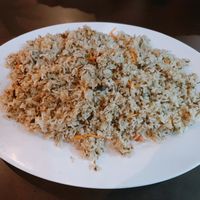 Olive fried rice at Divine Realm 天运素食园 in Northeast Singapore