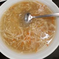 Mock sharks fin at Greenland Vegetarian Restaurant 菩提林 in Northeast Singapore